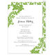Nature Green Damask Invitations Image 4 of 7